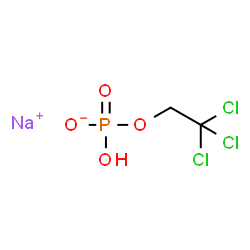 ChemSpider 2D Image | Triclofos sodium | C2H3Cl3NaO4P