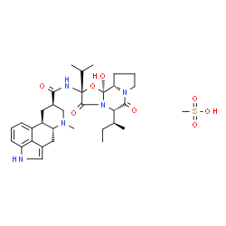 ChemSpider 2D Image | dihydro-?-ergocryptine mesylate | C33H47N5O8S