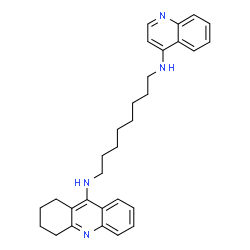 ChemSpider 2D Image | TACRINE(8)-4-AMINOQUINOLINE | C30H36N4