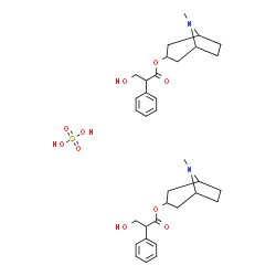 ChemSpider 2D Image | BIS(()-HYOSCYAMINE); SULFURIC ACID | C34H48N2O10S
