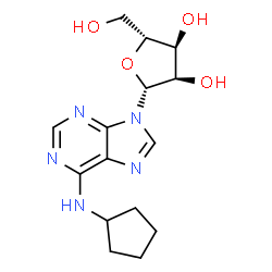ChemSpider 2D Image | N6-Cyclopentyladenosine | C15H21N5O4