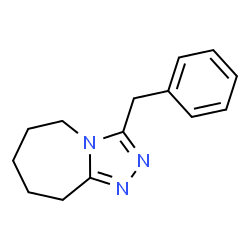 ChemSpider 2D Image | 3-benzyl-5H,6H,7H,8H,9H-[1,2,4]triazolo[4,3-a]azepine | C14H17N3