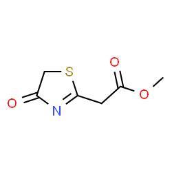 ChemSpider 2D Image | Methyl (4-oxo-4,5-dihydro-1,3-thiazol-2-yl)acetate | C6H7NO3S