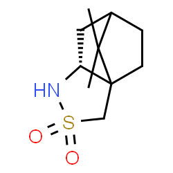 ChemSpider 2D Image | (5R)-10,10-Dimethyl-3-thia-4-azatricyclo[5.2.1.0~1,5~]decane 3,3-dioxide | C10H17NO2S