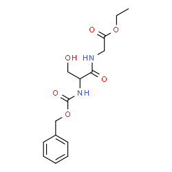 ChemSpider 2D Image | Ethyl N-[(benzyloxy)carbonyl]serylglycinate | C15H20N2O6