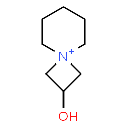 ChemSpider 2D Image | 2-Hydroxy-4-azoniaspiro[3.5]nonane | C8H16NO