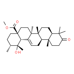 ChemSpider 2D Image | Methyl 19-hydroxy-3-oxours-12-en-28-oate | C31H48O4