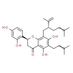 ChemSpider 2D Image | Kushenol B | C30H36O6