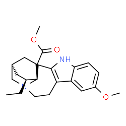 ChemSpider 2D Image | Methyl (18xi)-12-methoxyibogamine-18-carboxylate | C22H28N2O3