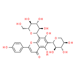 ChemSpider 2D Image | vicenin 1 | C26H28O14