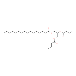 ChemSpider 2D Image | 2,3-Bis(butyryloxy)propyl palmitate | C27H50O6