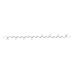 ChemSpider 2D Image | 1,1'-Dimethoxy-3,3',4,4'-tetradehydro-1,1',2,2'-tetrahydro-psi,psi-carotene | C42H60O2