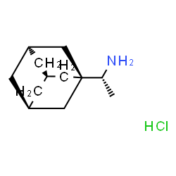 ChemSpider 2D Image | (1R)-1-[(1s,3R,5S)-Adamantan-1-yl]ethanamine hydrochloride (1:1) | C12H22ClN