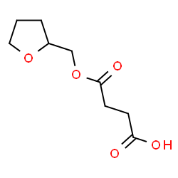 ChemSpider 2D Image | 4-Oxo-4-(tetrahydro-2-furanylmethoxy)butanoic acid | C9H14O5