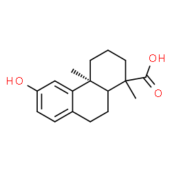 ChemSpider 2D Image | (5xi)-12-Hydroxypodocarpa-8(14),9(11),12-trien-15-oic acid | C17H22O3