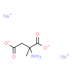 ChemSpider 2D Image | Disodium 2-amino-2-methylsuccinate | C5H7NNa2O4