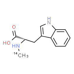 ChemSpider 2D Image | N-(~14~C)Methyltryptophan | C1114CH14N2O2