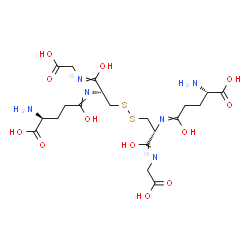 ChemSpider 2D Image | (2S,2'S)-5,5'-[Disulfanediylbis({(2R)-3-[(carboxymethyl)(~15~N)imino]-3-hydroxy-1,2-propanediyl}nitrilo)]bis(2-amino-5-hydroxypentanoic acid) (non-preferred name) | C20H32N415N2O12S2