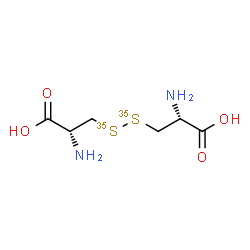 ChemSpider 2D Image | L-(~35~S_2_)Cystine | C6H12N2O435S2