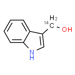 ChemSpider 2D Image | 1H-Indol-3-yl(~14~C)methanol | C814CH9NO