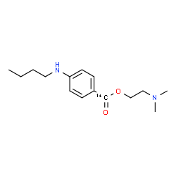 ChemSpider 2D Image | 2-(Dimethylamino)ethyl 4-(butylamino)(alpha-~14~C)benzoate | C1414CH24N2O2