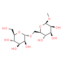 ChemSpider 2D Image | Methyl 6-O-alpha-D-mannopyranosyl-beta-D-mannopyranoside | C13H24O11