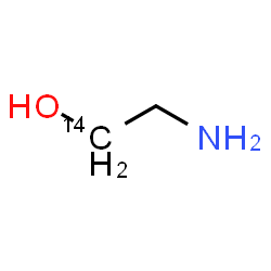 ChemSpider 2D Image | 2-Amino(1-~14~C)ethanol | C14CH7NO
