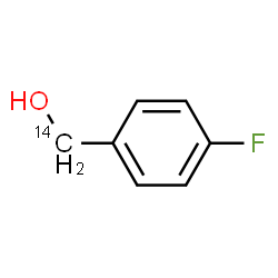 ChemSpider 2D Image | (4-Fluorophenyl)(~14~C)methanol | C614CH7FO