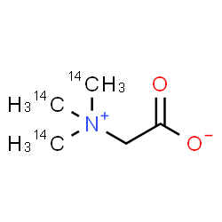 ChemSpider 2D Image | {Tris[(~14~C)methyl]ammonio}acetate | C214C3H11NO2