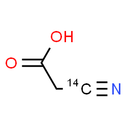 ChemSpider 2D Image | (~14~C)Cyanoacetic acid | C214CH3NO2
