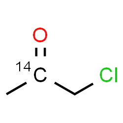 ChemSpider 2D Image | 1-Chloro-2-(2-~14~C)propanone | C214CH5ClO