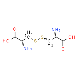 ChemSpider 2D Image | L-(3,3'-~13~C_2_)Cystine | C413C2H12N2O4S2