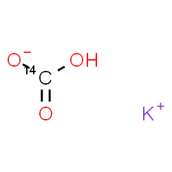 ChemSpider 2D Image | Potassium hydrogen (~14~C)carbonate | 14CHKO3