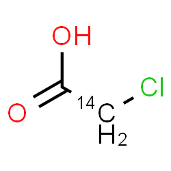 ChemSpider 2D Image | Chloro(2-~14~C)acetic acid | C14CH3ClO2