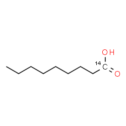 ChemSpider 2D Image | (1-~14~C)Nonanoic acid | C814CH18O2