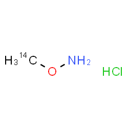 ChemSpider 2D Image | (Aminooxy)(~14~C)methane hydrochloride (1:1) | 14CH6ClNO