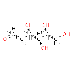 ChemSpider 2D Image | 2-Deoxy-D-(~14~C_6_)-arabino-hexose | 14C6H12O5