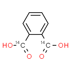 ChemSpider 2D Image | 1,2-Benzene(~14~C_2_)dicarboxylic acid | C614C2H6O4