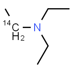 ChemSpider 2D Image | N,N-Diethyl(1-~14~C)ethanamine | C514CH15N