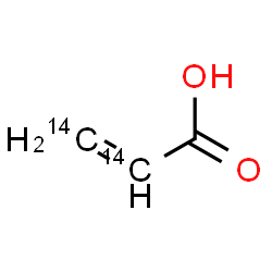 ChemSpider 2D Image | (2,3-~14~C_2_)-2-Propenoic acid | C14C2H4O2