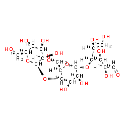 ChemSpider 2D Image | alpha-D-(~14~C_6_)(~14~C_6_)Glucopyranosyl-(1->4)-alpha-D-glucopyranosyl-(1->4)-D-(~14~C_6_)idose | 14C18H32O16