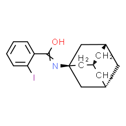 ChemSpider 2D Image | N-[(3R,5S)-Adamantan-1-yl]-2-iodobenzenecarboximidic acid | C17H20INO