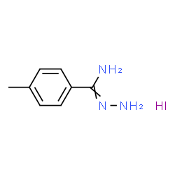 ChemSpider 2D Image | 4-Methylbenzenecarbohydrazonamide hydroiodide (1:1) | C8H12IN3