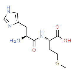 ChemSpider 2D Image | his-met | C11H18N4O3S