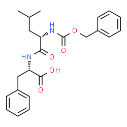 ChemSpider 2D Image | N-[(Benzyloxy)carbonyl]-L-leucyl-L-phenylalanine | C23H28N2O5