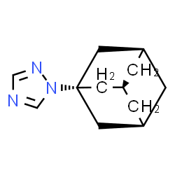 ChemSpider 2D Image | 1-[(1R,3r)-Adamantan-1-yl]-1H-1,2,4-triazole | C12H17N3