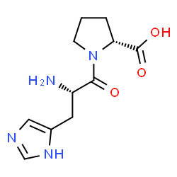 ChemSpider 2D Image | L-Histidyl-D-proline | C11H16N4O3