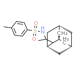 ChemSpider 2D Image | N-{1-[(1S,5S)-Adamantan-2-yl]ethyl}-4-methylbenzenesulfonamide | C19H27NO2S