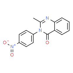 ChemSpider 2D Image | 2-Methyl-3-(4-nitrophenyl)-4(3H)-quinazolinone | C15H11N3O3