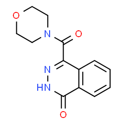 ChemSpider 2D Image | 4-(4-Morpholinylcarbonyl)-1(2H)-phthalazinone | C13H13N3O3